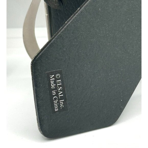 Elsa L Inc Jeweled Pewter Metal Picture Frame Holds 3.5X3.5 Photo - Picture 6 of 6